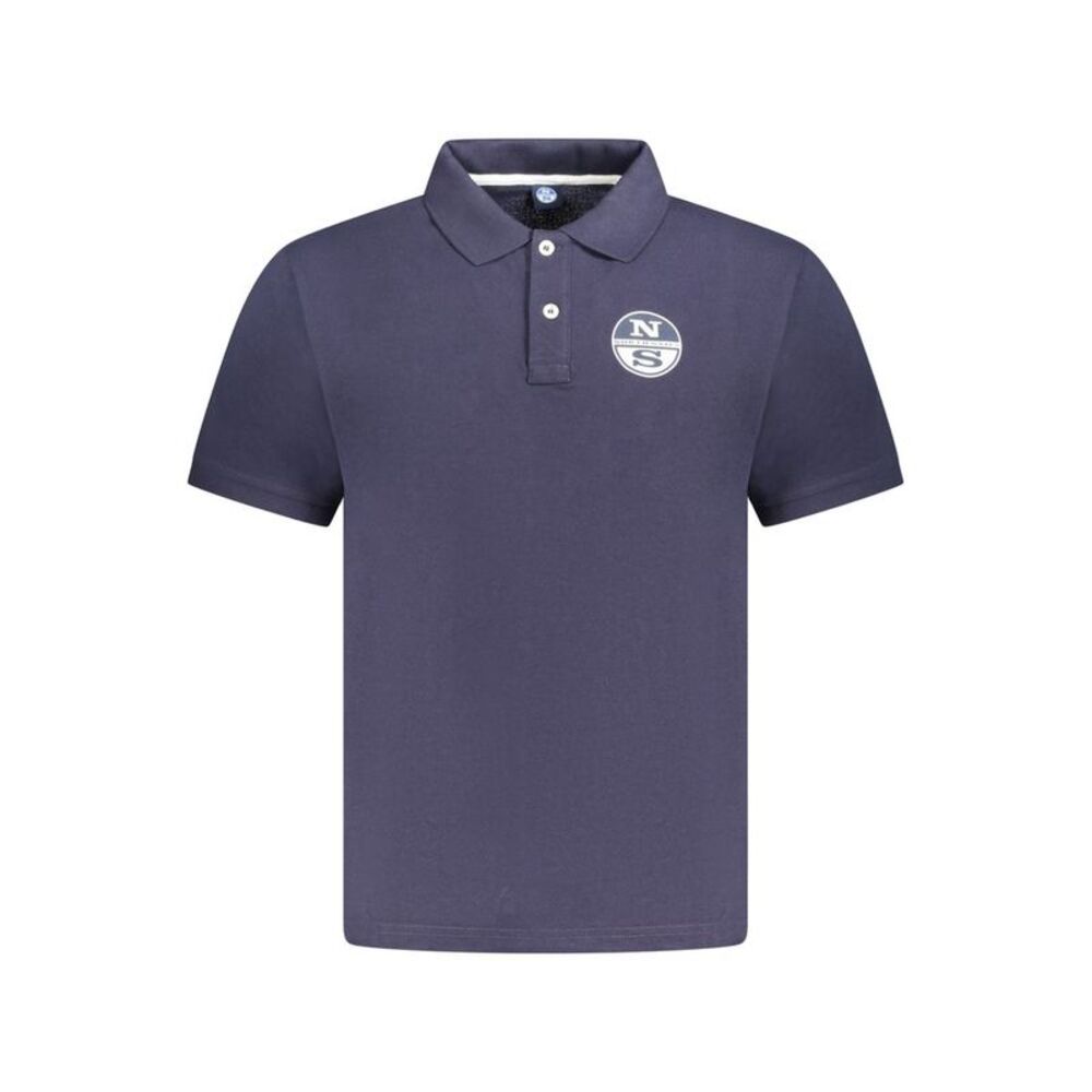 North Sails Blue Cotton Men Men's Polo